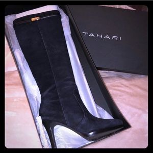 Black Tahari High Heeled Boots